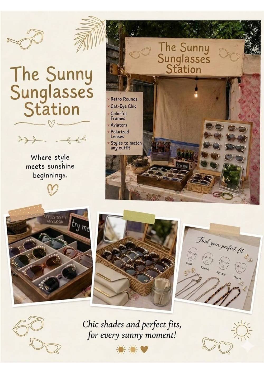 DIY Sunglasses Customisation Carnival Stall — Carnival Artist wedding stall by Rajasthan Event Management